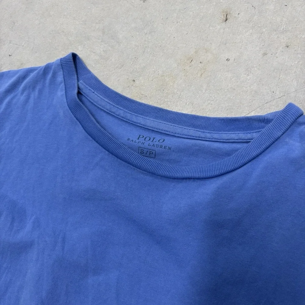 Polo Ralph Lauren Blue Short‎ Sleeve Shirt Men's Small